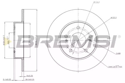 BREMSI DBB110S