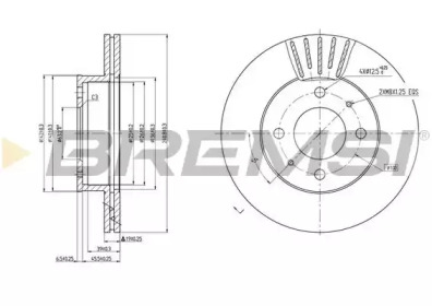 BREMSI DBB632V