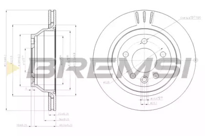 BREMSI DBB698V