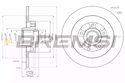 BREMSI DBB725S