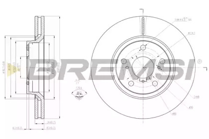 BREMSI DBB756V