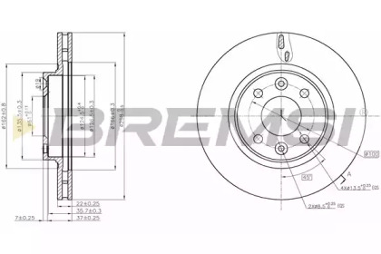 BREMSI DBC327V