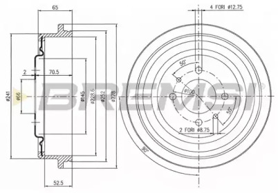 BREMSI DR5392