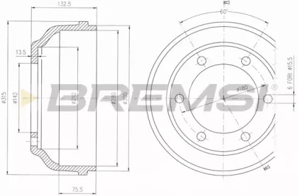 BREMSI DR5625