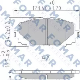 FOMAR FRICTION FO 235883