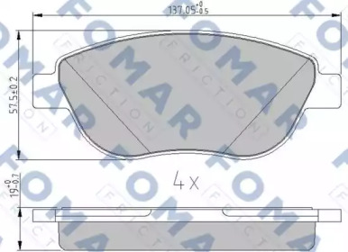 FOMAR FRICTION FO 241581