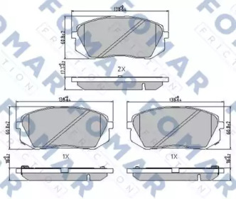 FOMAR FRICTION FO 241981