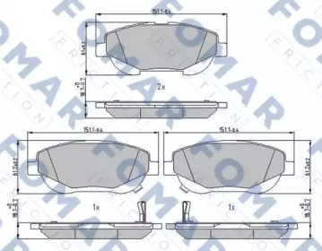 FOMAR FRICTION FO 242381