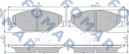 FOMAR FRICTION FO 247281