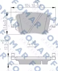 FOMAR FRICTION FO 251081