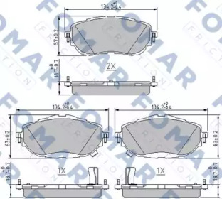 FOMAR FRICTION FO 261981