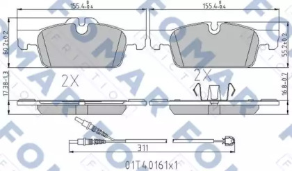 FOMAR FRICTION FO 337581