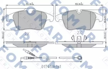 FOMAR FRICTION FO 338481