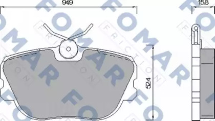 FOMAR FRICTION FO 422981