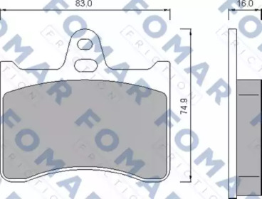 FOMAR FRICTION FO 424981