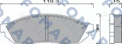 FOMAR FRICTION FO 427481