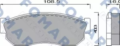 FOMAR FRICTION FO 432181