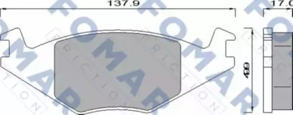 FOMAR FRICTION FO 436881