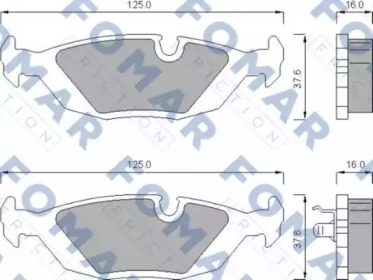 FOMAR FRICTION FO 438181