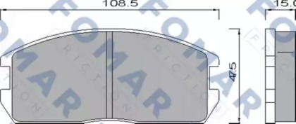 FOMAR FRICTION FO 439581