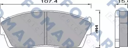 FOMAR FRICTION FO 442181