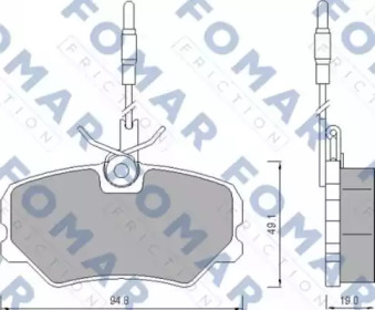 FOMAR FRICTION FO 443981