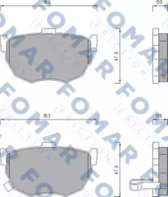 FOMAR FRICTION FO 451681