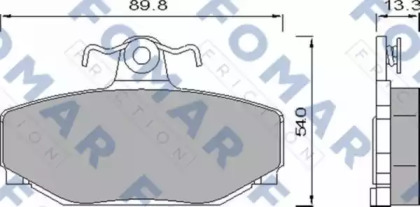 FOMAR FRICTION FO 457081