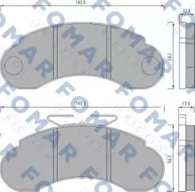 FOMAR FRICTION FO 458581