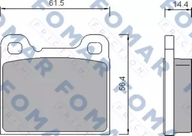 FOMAR FRICTION FO 458781