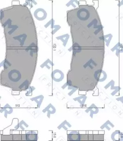 FOMAR FRICTION FO 459481