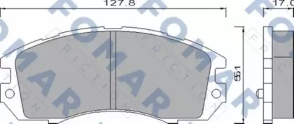 FOMAR FRICTION FO 464181