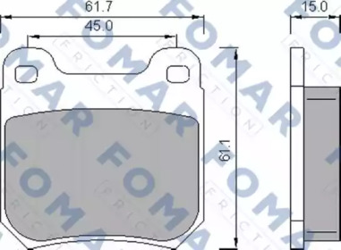 FOMAR FRICTION FO 468781