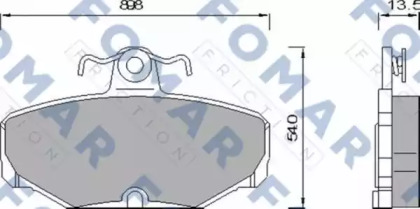 FOMAR FRICTION FO 468981