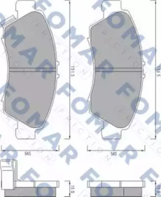 FOMAR FRICTION FO 487281