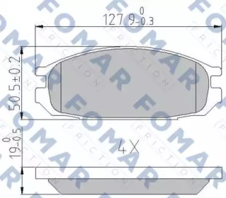 FOMAR FRICTION FO 487681