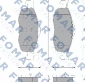 FOMAR FRICTION FO 491681