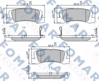 FOMAR FRICTION FO 496681