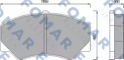 FOMAR FRICTION FO 498381