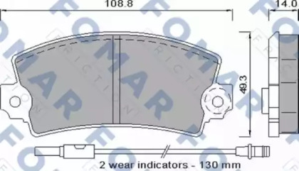 FOMAR FRICTION FO 573081