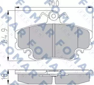 FOMAR FRICTION FO 608381