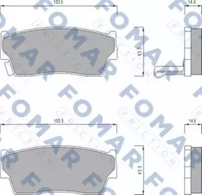 FOMAR FRICTION FO 623781