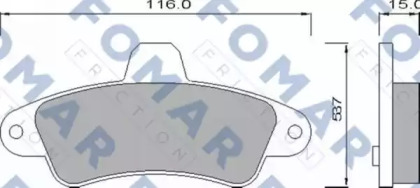 FOMAR FRICTION FO 625081