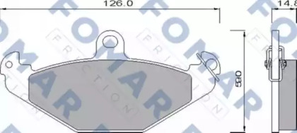 FOMAR FRICTION FO 625581