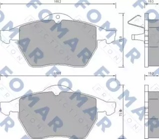 FOMAR FRICTION FO 628781