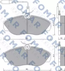 FOMAR FRICTION FO 629481