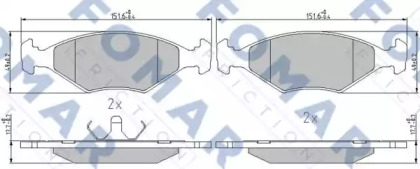 FOMAR FRICTION FO 632881