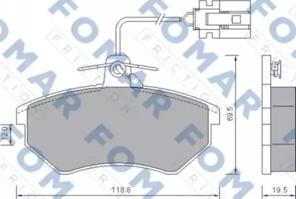 FOMAR FRICTION FO 634381