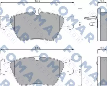 FOMAR FRICTION FO 637781