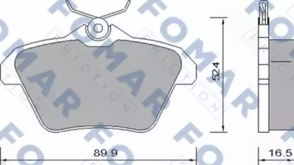 FOMAR FRICTION FO 650081